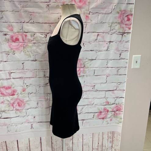 L'Agence  Women's Emma Little Cut Out Back Black Bodycon Party Dress Size XS