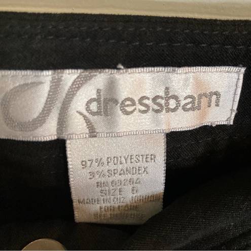 Dress Barn Vintage Deadstock ladies black dressy straight leg pants, , tags, sz 6