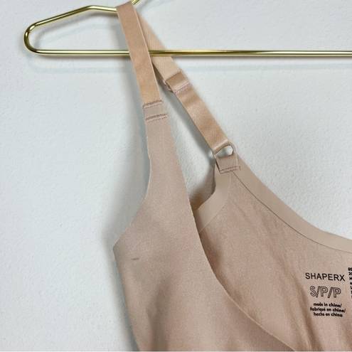 One Piece NWT ShaperX Nude Beige Shaping Bodysuit  Shapewear Size Small