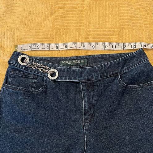 Krass&co Lauren Jeans  jeans w/ cute chain details stretchy EUC