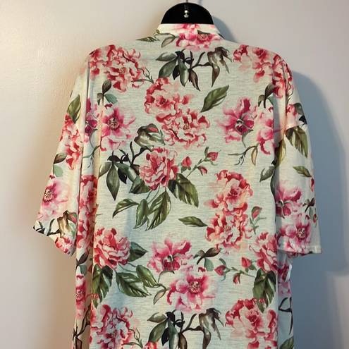 Show Me Your Mumu Brie Short Garden of Bloom Floral Kimono Robe One Size