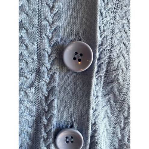 Talbots  Petites Blue Cardigan size Small