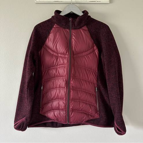 London Fog  Maroon Red Down Jacket