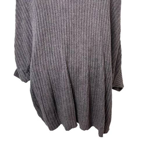 Barefoot Dreams  Women's Gray Cozy Chic Lite Shrug Wrap Cardigan Size Large / XL