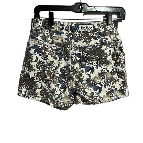 Bebop  Floral High Waist Denim Shorts