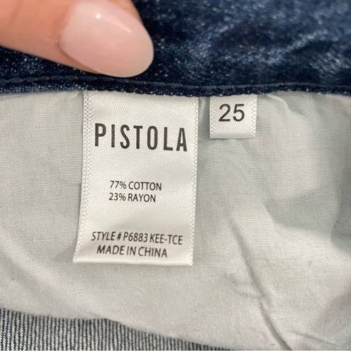 Pistola  Charlie High Waist Ankle Straight Leg Jeans Terrace NWT 25