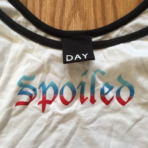 Daydreamer NEW DAY BY  SPOILED CROPPED SHIRT SZ M