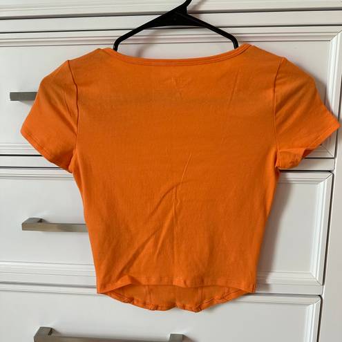 Hollister Orange Crop Tee