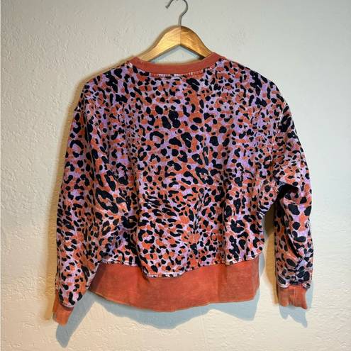 JoyLab  Cheetah Sweatshirt - Size Small