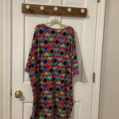 LuLaRoe  Red Modal, Polyester Tunic size medium