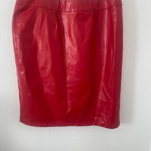 Jamie Nicole Collection 100% Polyurethane Women’s Button and Zip Open Skirt 14