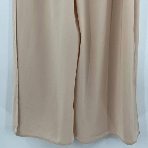 Keepsake  Needed Me Pants Shorts in Nude Side Slit Wide Leg Pants Women's Size S