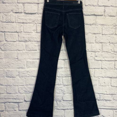 AG Adriano Goldschmied  Janis dark blue high rise flare jeans 25