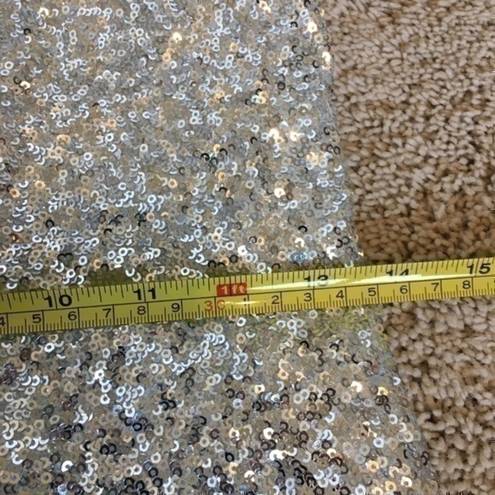 Alythea  silver sequined mini dress size medium