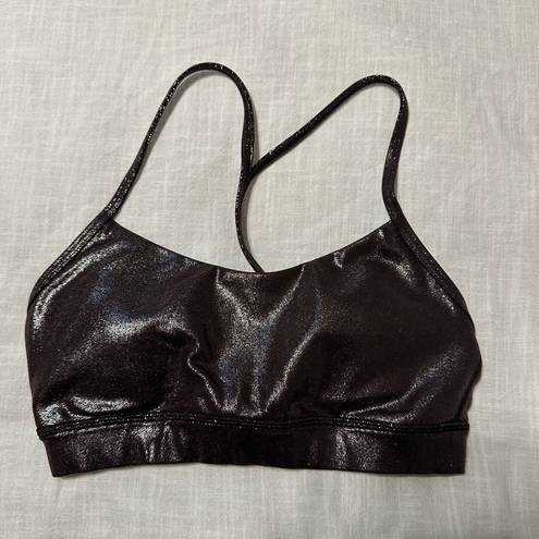 Lululemon  Flow Y Bra Nulu Brown Shiny