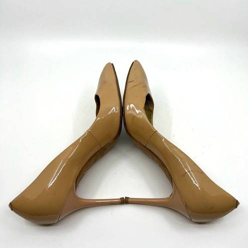 Brian Atwood  Beige Patent Leather Pumps 8 US