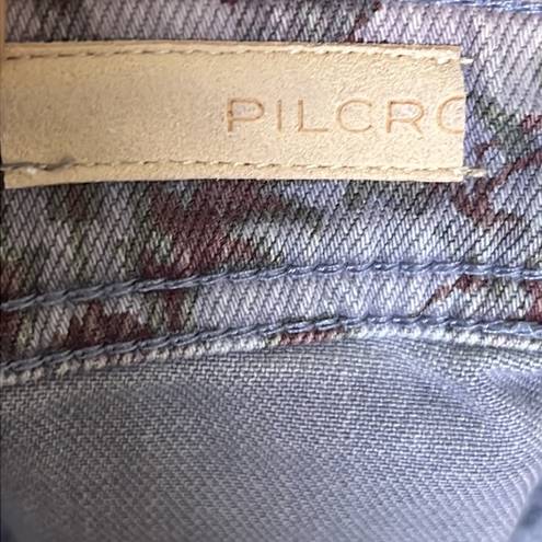 Pilcro  lilac purple patterned jeans