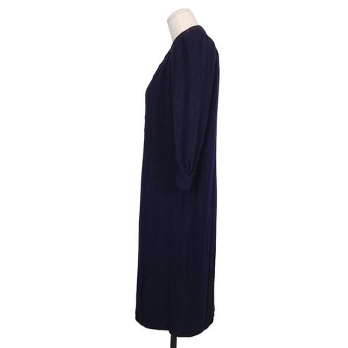 St. John Vintage  by Marie Gray Knit Dress Navy Blue