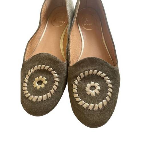 Jack Rogers  Women’s Rebecca Suede Ballet Flats Size 8