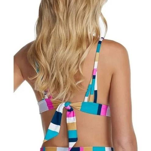 Raisin's  Belle Mar Miami Tie Back Bikini Swim Top Multi Medium