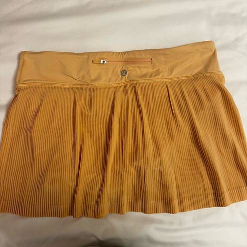 Lululemon  Pleat to Street Skirt in Ivory Peach