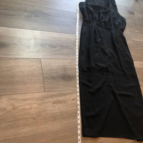 Entro  Black Sleeveless Cowl Neck Midi Dress Size Medium NWT