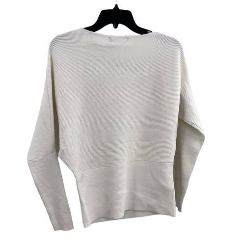 n:philanthropy  White Off Shoulder Ribbed Sweater Elda Size Medium New