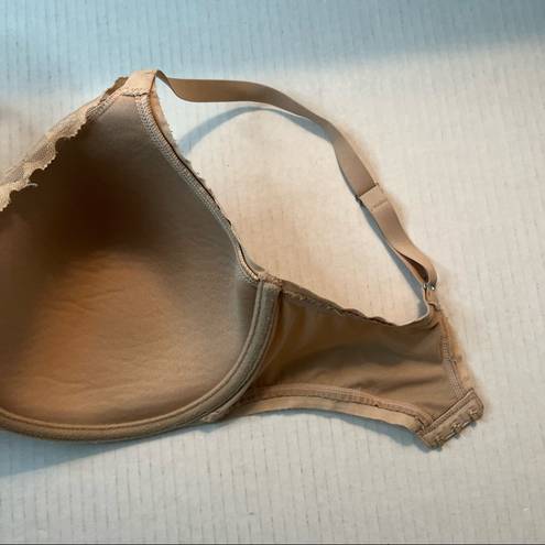 Natori  Bra Hidden Glamour Full Fit Contour Underwire Bra Cafe 34DDD EUC #736044