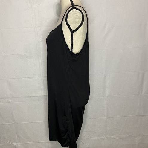 Blu Pepper Perch by  Spaghetti Strap Top Sz 2XL Black Stretchy