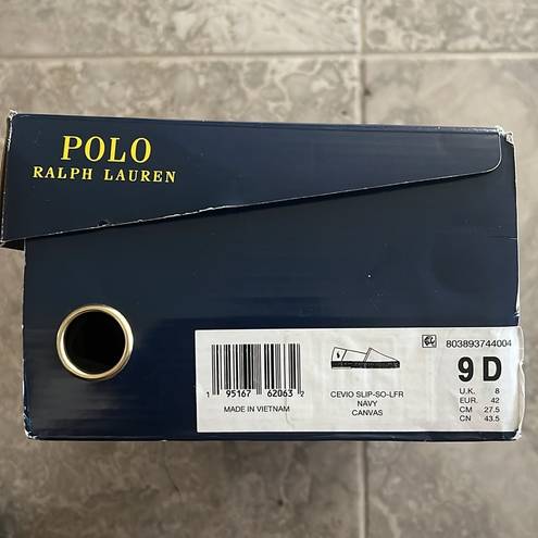 Polo  Ralph Lauren Cevio Washed Canvas Espadrille, Size EU 42 New in Box