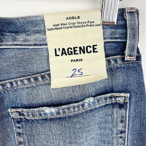 L'Agence NWT  Adele High-Rise Cropped Stove Pipe Jeans in‎ Fallbrook