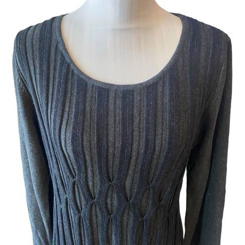 Style & Co  Woman Gray Sweater Dress Size 0X NWT