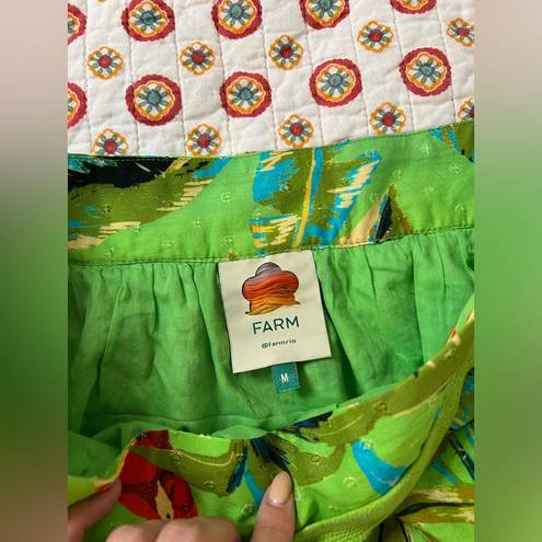 Farm Rio EUC  Ombré Forest Midi Skirt Size Medium Retails $225