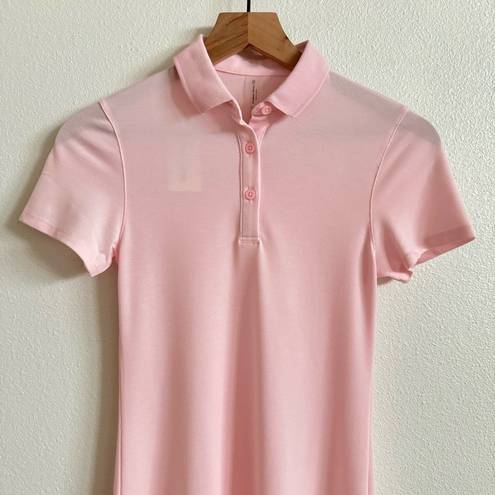 Outdoor Voices  Pink Birdie Polo Shirt Mini Dress Women's XXS NWT