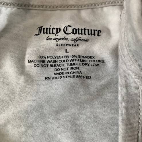 Juicy Couture NWT  Logo Crown Pajama Shorts and Tanktop Sleepwear Set