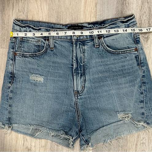 Silver Jeans Highly Desirable High-Rise Cutoff Shorts Blue Denim Size 30