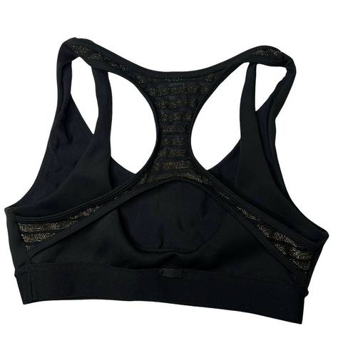 Koral  Black and Gold Sports Bra Size Small