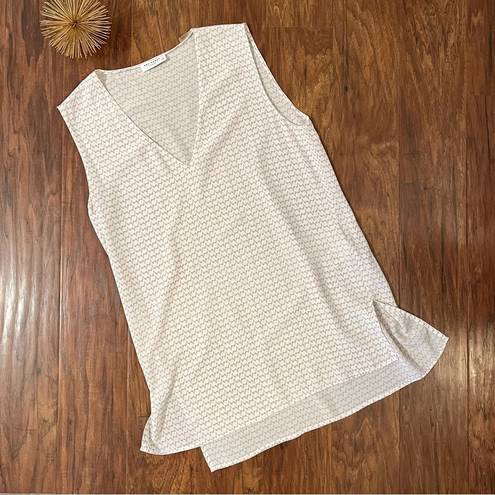 Equipment  100% Silk Sleeveless v Neck Tank Tunic Size Small