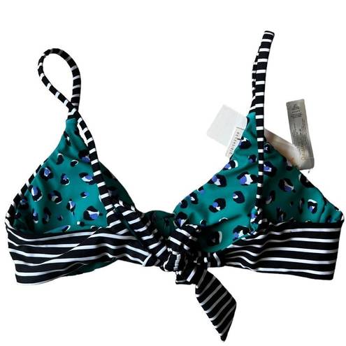 Raisin's  Caliente Love reversible leopard print bikini top