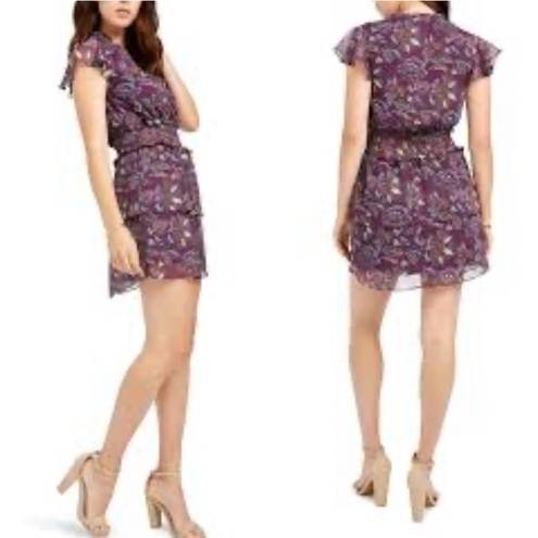 a.n.a Q  Los Angeles Purple Floral Mini Dress, New with Tags