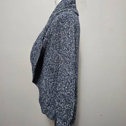 DKNY  Jeans Blue Marled Shawl Collar Cardigan Size Small