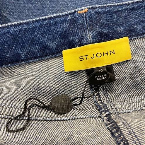 St. John  Wide Leg Denim Jeans 2011 Collection