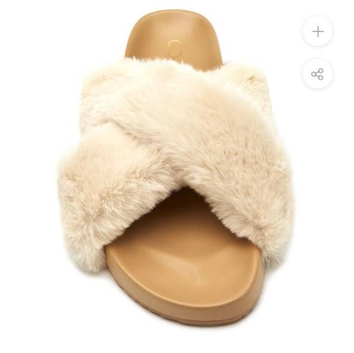 Matisse Footwear NWOT Faux Fur Slides