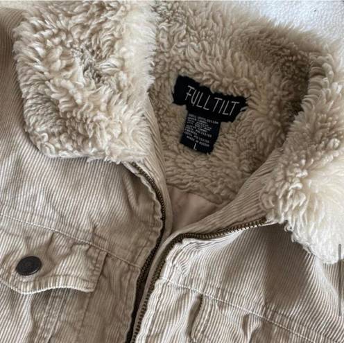 Full Tilt 💘 Y2K Corduroy Sherpa Jacket 💘