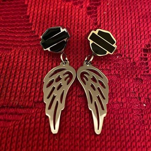 Harley Davidson Limited! HD Wing Shield Earrings