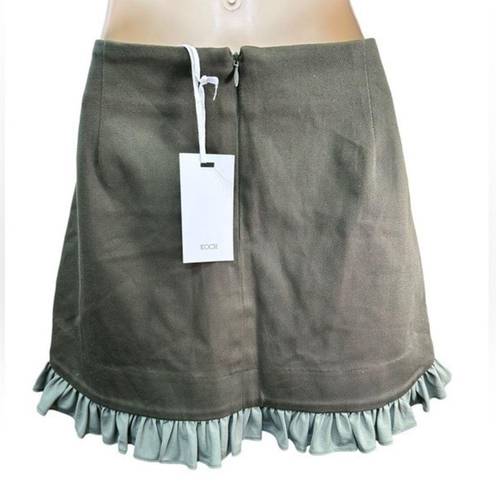 Koch  Denim Miley Skirt Army Green