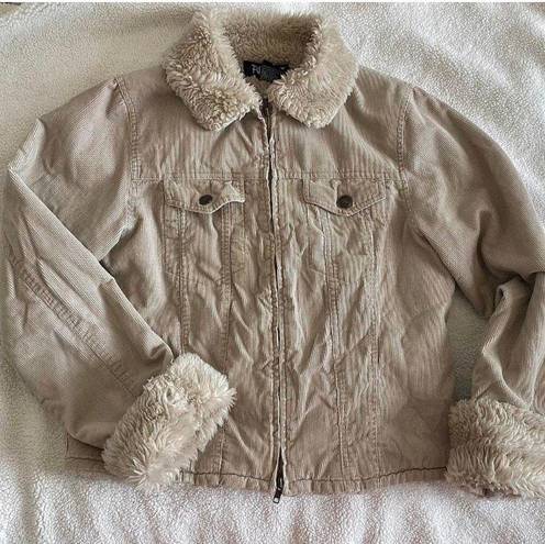 Full Tilt 💘 Y2K Corduroy Sherpa Jacket 💘