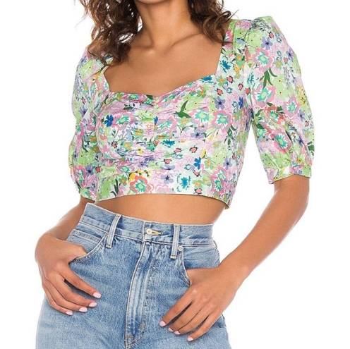 For Love & Lemons  jardine floral top