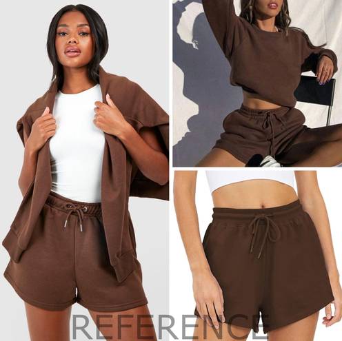 Brown Sweat Shorts NWT Size XS