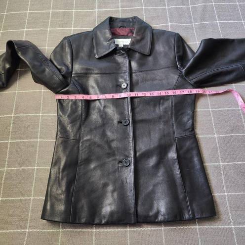 Liz Claiborne Vtg 90s  Leather Jacket